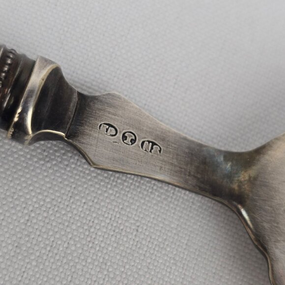 Vintage Horn Handle Abalone Schell Fork & Knife - Picture 9 of 16